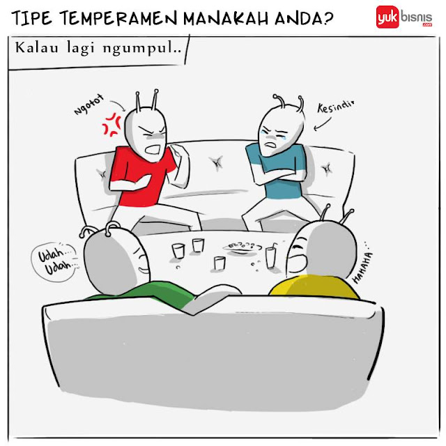 4 Tipe Kepribadian ketika Berkumpul Bersama teman