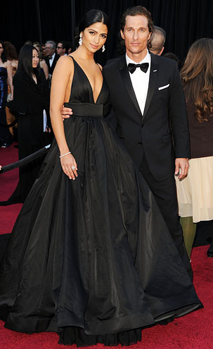 matthew mcconaughey oscars. matthew mcconaughey and camila