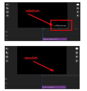 cara menghilangkan logo powerdirector di aplikasi power director