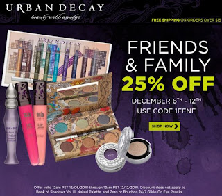 urban decay friends and family 2010