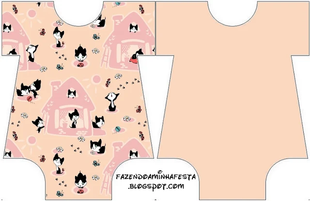 Cute Kitties T-shirt Invitation.