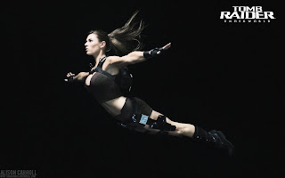 Alison Carroll as Lara Croft Model