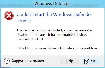 Setting Konfigurasi Windows Defender di Windows 8 step 7