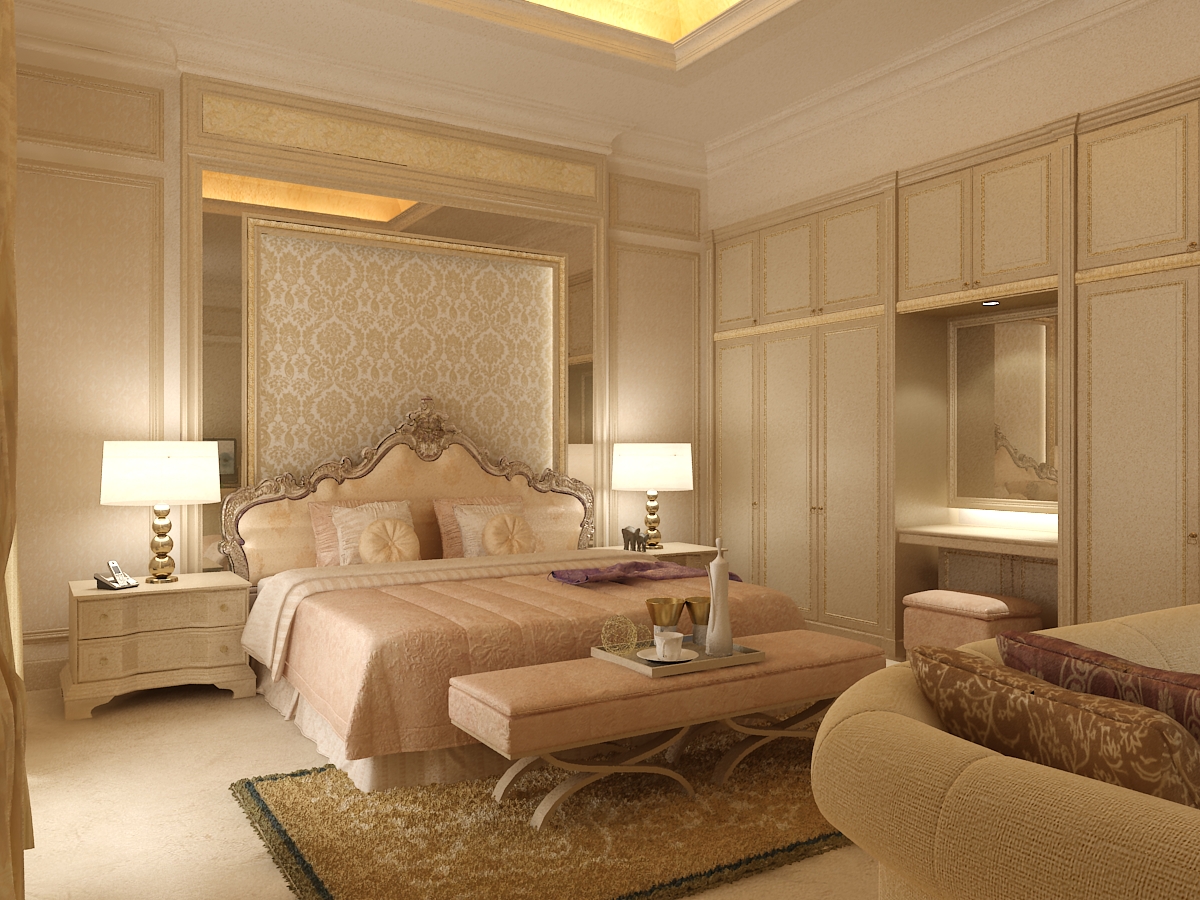 DESAIN RUMAH: bed room classic style