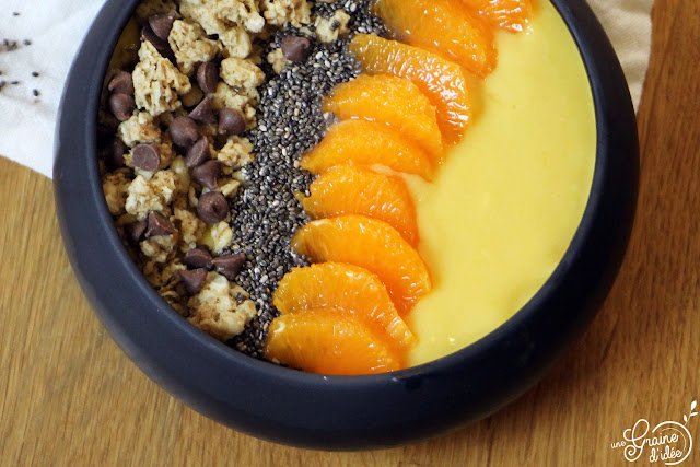 Smoothie Bowl Mangue Lait de Coco Piment Doux Pago