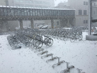 札幌 4月 雪 積雪 20170413