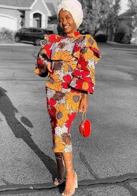 Turtle Neck Ankara Styles: Latest Turtle Neck Ankara Styles 2022.