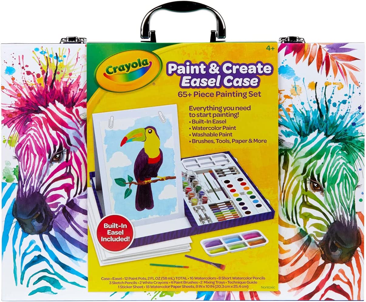 Crayola Washable Paint Pour Set, Paint Set, 20 Pcs, Gift for Teens & Kids