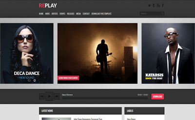 Replay Blogger Template Replay Blogger Template
