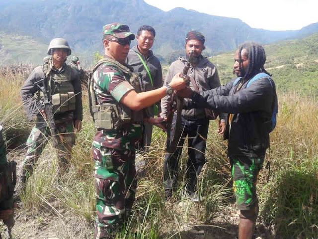 Merasa Ditipu Goliat Tabuni, Telangga Gire di Kabupaten Puncak Kembali NKRI