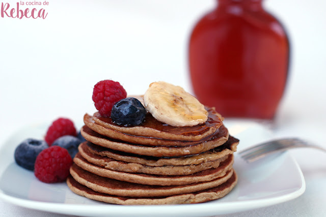 Tortitas de avena y plátano