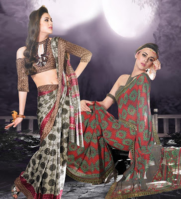 Party Wear Jacquard Saree Collection 