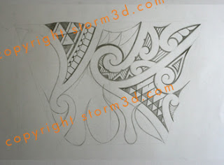 flames tattoo for the lower arm tribal style