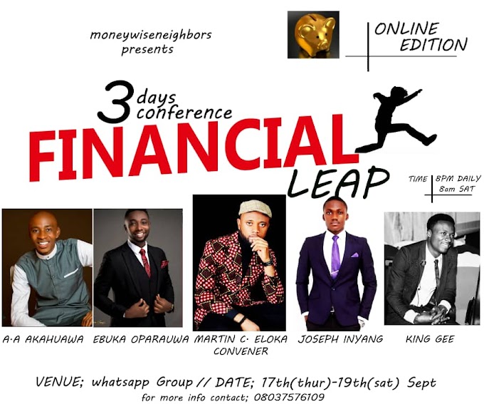 PROGRAM ALERT: FINANCIAL LEAP_ MoneyWiseNeighbors