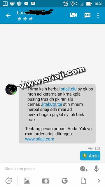 testimoni 1 herbal sriaji