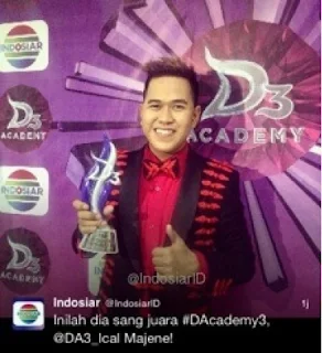 hasil grand final akhirnya ical majene jadi juara dacademy 3