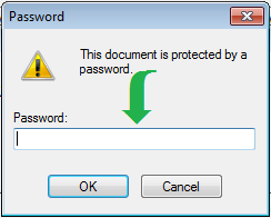 Password Protected PDF Password