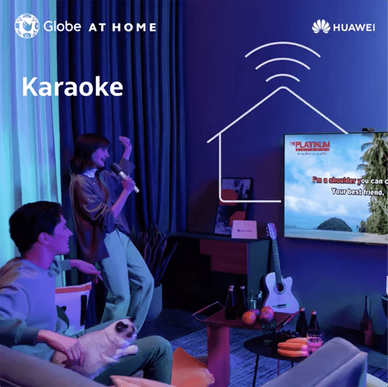Family can enjoy karaoke nights with a pre-installed Platinum Karaoke