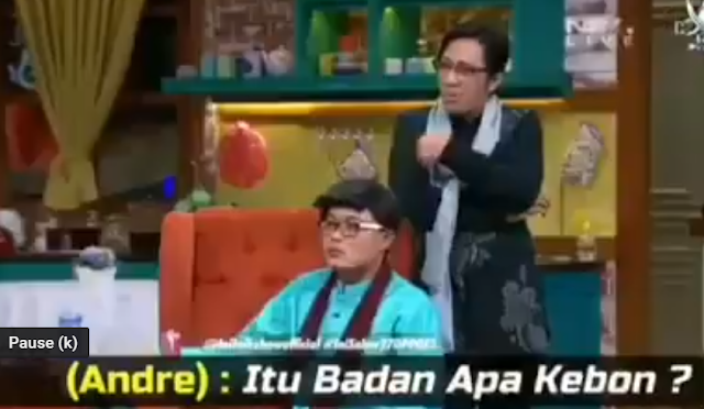 detik-detik Andre Taulany ngomong, itu badan apa kebon