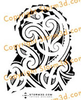 high res tatoo maori design for the shoulder
