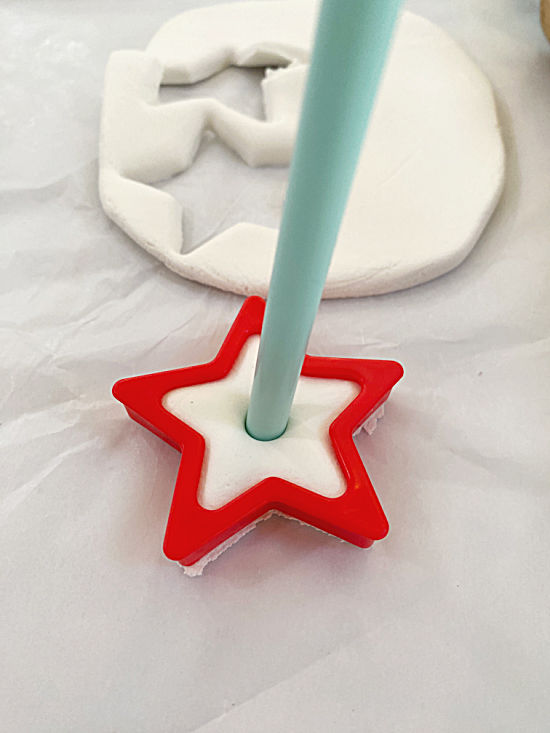 clay stars and a straw