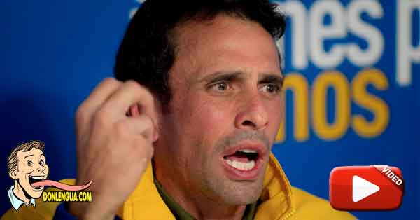 Capriles anunció que no será Candidato en las elecciones chavistas del 6 de diciembre