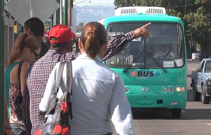 Estados///Tarifa de transporte público aumenta hasta nueve pesos en Sonora