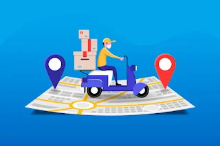 dispatch rider on map
