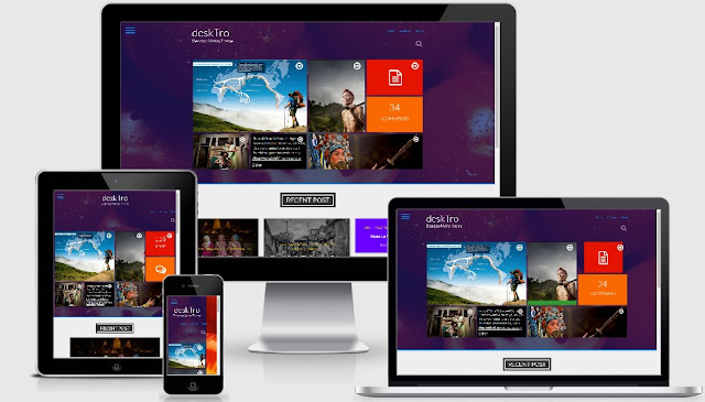 Free Download Desktro Responsive Blogger Template