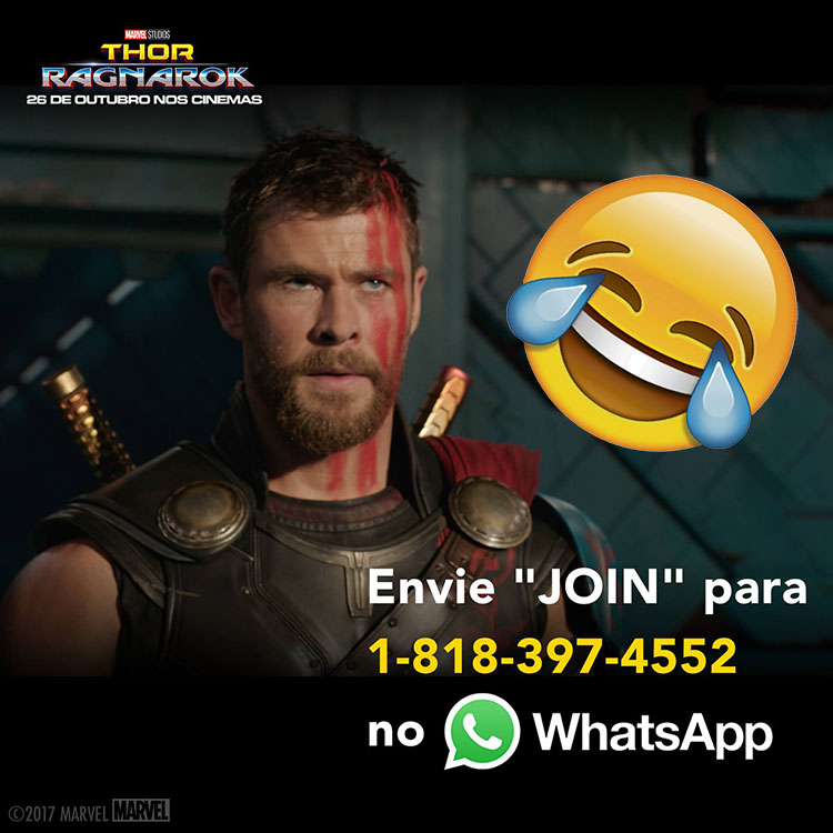 O melhor da Marvel é o marvete: o dia em que a Marvel entrou no WhatsApp