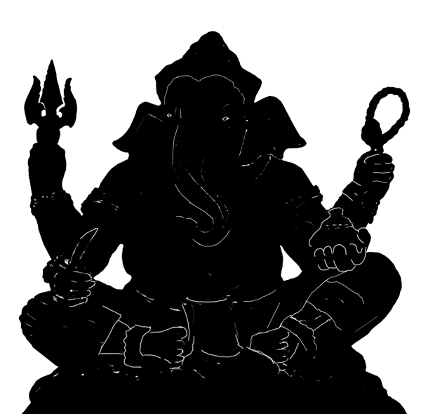 Ganesh Silhouette