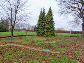 An Autumn/Winter look to the Crazy Golf course Wardown Park, Luton in November 2011