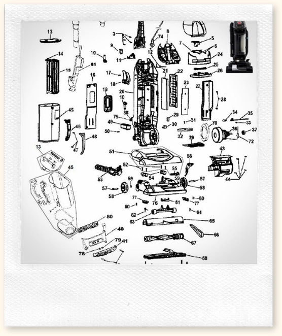 hoover windtunnel parts