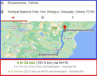 Bhubaneswar to Simlipal