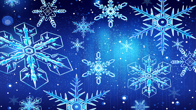 Free Beautiful Winter Snowflakes HD Wallpapers for iPhone 5