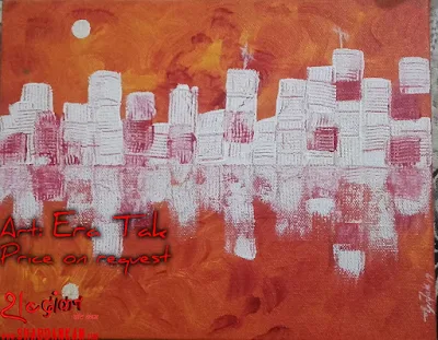 era tak india red painter, painting 2, price on demand