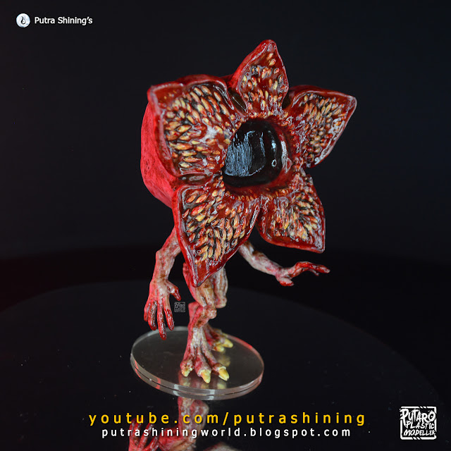 Funko Pop Stranger Things Demogorgon Customize Painted by Putra Shining