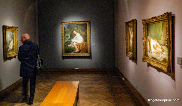 "A Ninfa Surpresa" (1861), de Manet, Museu Nacional de Belas Artes, Buenos Aires, Argentina
