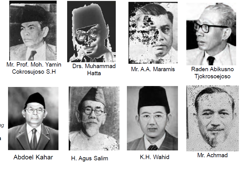 Siapa saja anggota panitia kecil yang dibentuk Soekarno dan apa bunyi