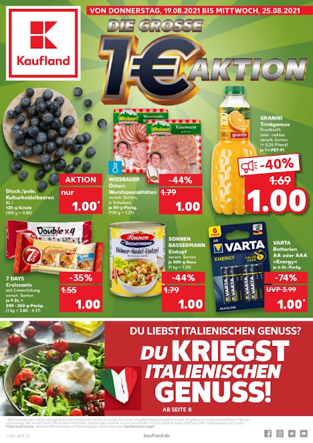 KAUFLAND  Prospekt - Angebote  ab 19-25.08 2021 → ONLINE MARKETPLATZ DEALS