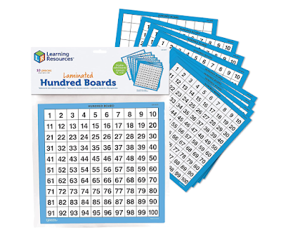 dry erase 100's charts by Learning Resources