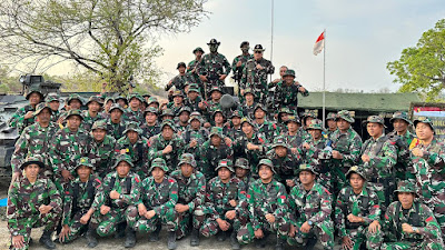 Optimalkan Persiapan Latgab TNI 2023, Mayjen Farid Makruf Pimpin Langsung Latihan Penembakan Senjata Berat di Situbondo