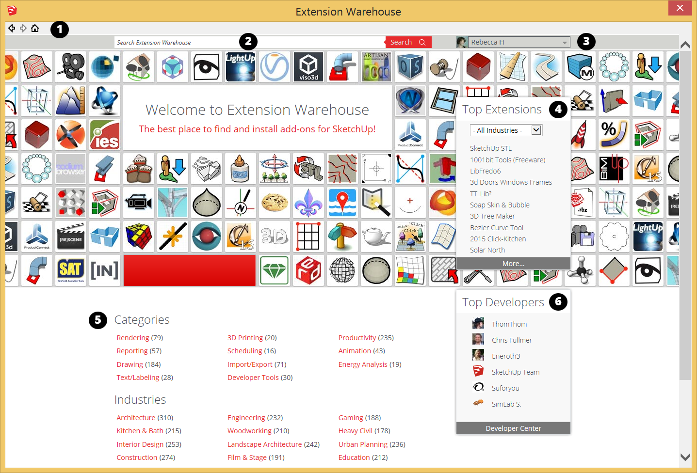 Memahami Extension Warehouse SketchUp Tutorial Belajar SketchUp