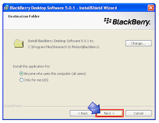 Install Desktop Manager Untuk BlackBerry