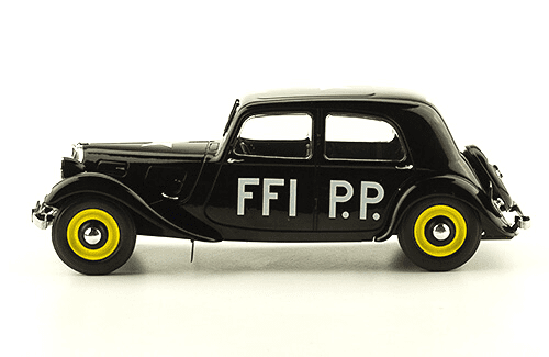 Citroën Traction Avant 11BL 1:43, voitures militaires de la seconde guerre mondiale