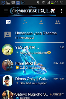 BBM MOD Cinderella 2015 v.2.13.0.26 Terbaru gratis