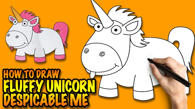  Minions Despicable Despicable Me Fluffy Unicorn Coloring Pages How To  Draw Unicorn 