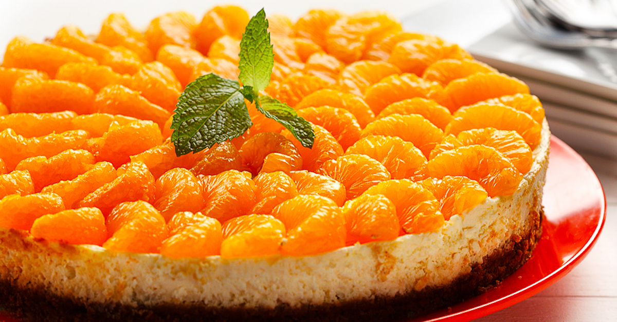 Cheesecake de Erva-príncipe com Tangerina – Sabores no Tacho