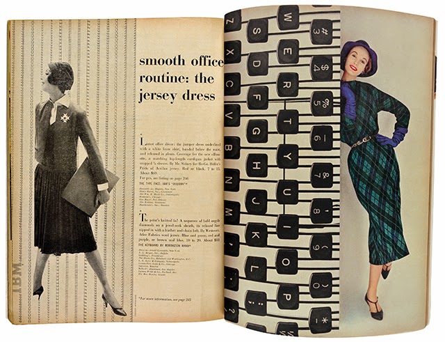 Cipe Pineles Fashion spread from Charm, 1957