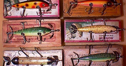 Vintage fishing baits For Sale